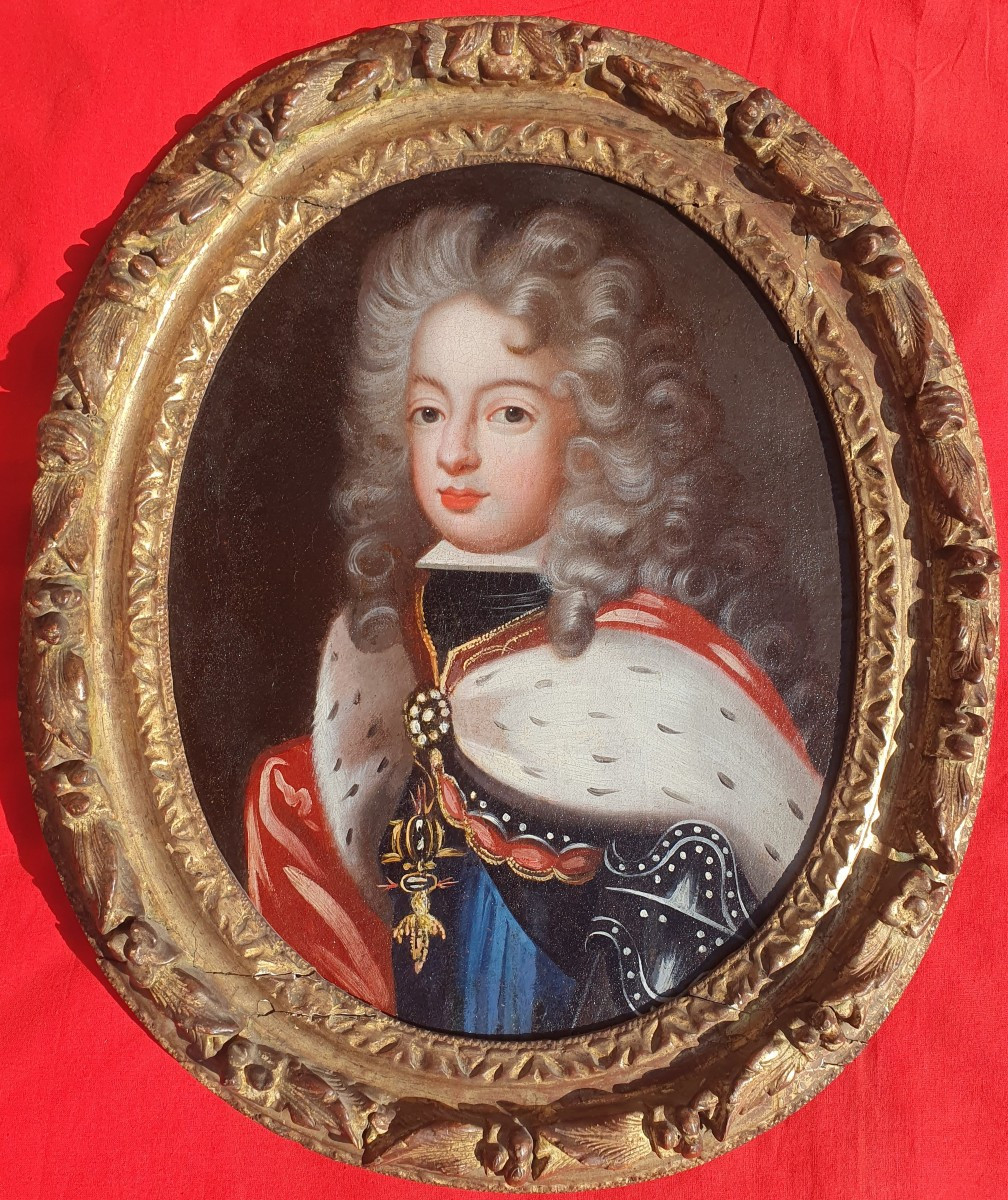 Portrait du Roi Philippe V d’Espagne (1683-1746), Pierre Gobert (entourage de) XVIIe