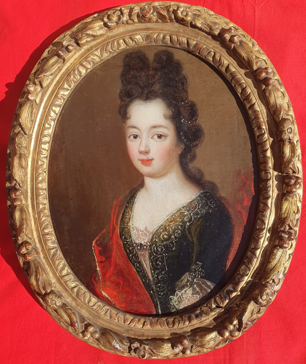 Portrait Louise Françoise de Bourbon (présumé de) XVIIe Pierre Gobert (entourage de)