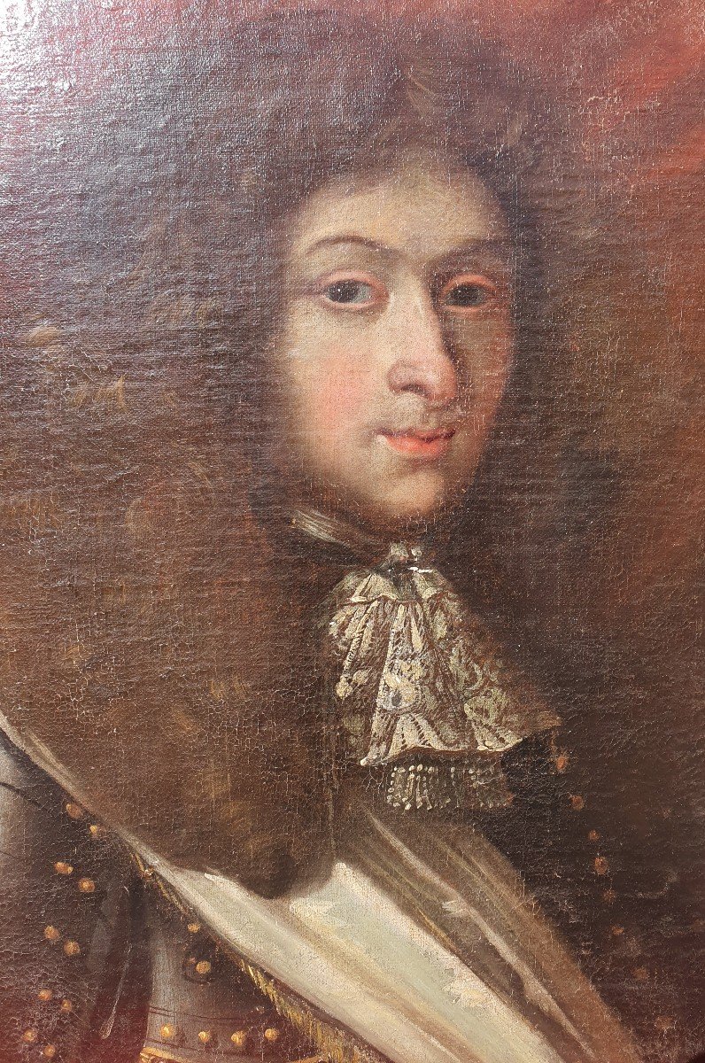 Portrait De Monsieur Frère Du Roi Louis XIV (présumé de) XVIIe 17e Philippe d'Orléans-photo-4