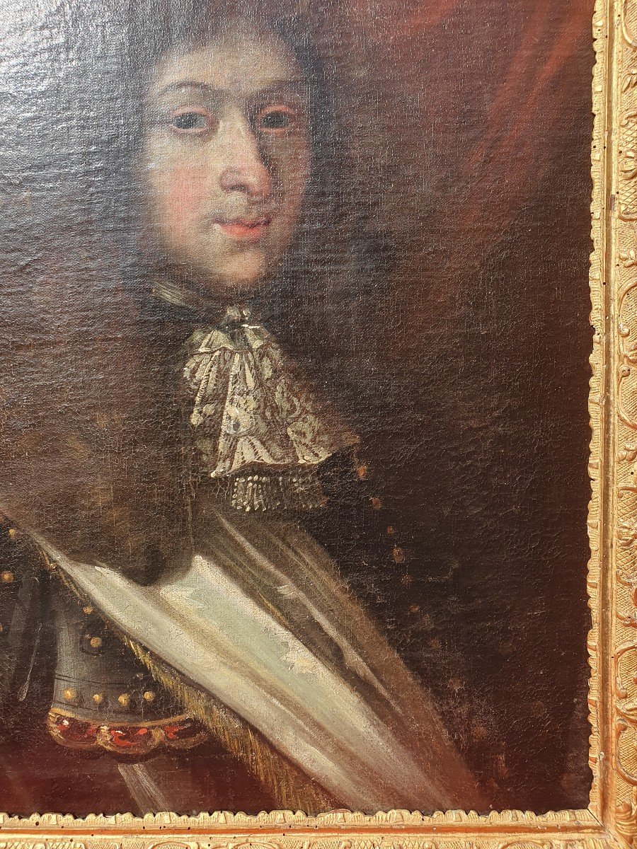 Portrait De Monsieur Frère Du Roi Louis XIV (présumé de) XVIIe 17e Philippe d'Orléans-photo-4