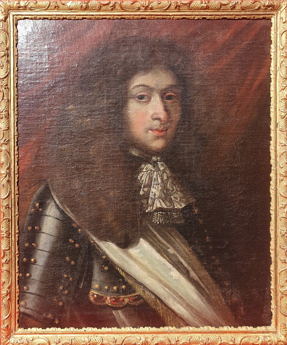 Portrait De Monsieur Frère Du Roi Louis XIV (présumé de) XVIIe 17e Philippe d'Orléans