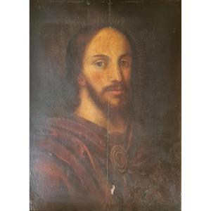 Christ The King Religious Painting 17th Century Titian School Italian School