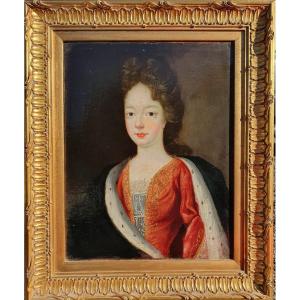 Portrait Marie Anne De Bourbon, Mademoiselle De Blois (présumé) Pierre Gobert (cercle De) XVIIe