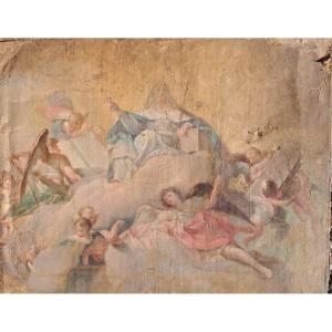 Francisco Bayeu Y Subias (1734 - 1795) Religious Painting Study Royal Palace Of Aranjuez