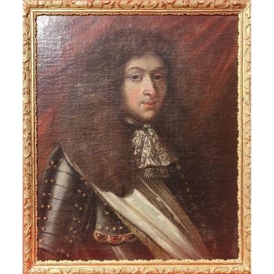 Portrait De Monsieur Frère Du Roi Louis XIV (présumé de) XVIIe 17e Philippe d'Orléans