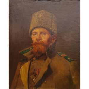 Portrait Officier Russe Armée Impériale Nicolas II 1916 Soltau