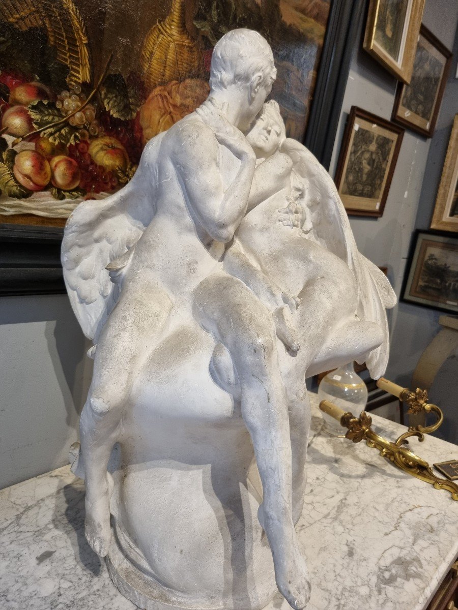 Plâtre Original De Gustave Suchetet Pour La Statue Nid d'Amour à La Roche Sur Yon-photo-4