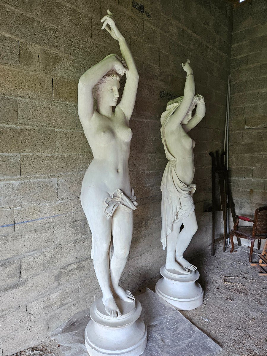 Exceptional Pair Of Chabaud Opéra Garnier Statues-photo-3