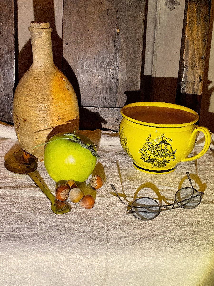 Fine Earthenware Cup From The Lebeuf And Thibault Factory Around 1825.-photo-4