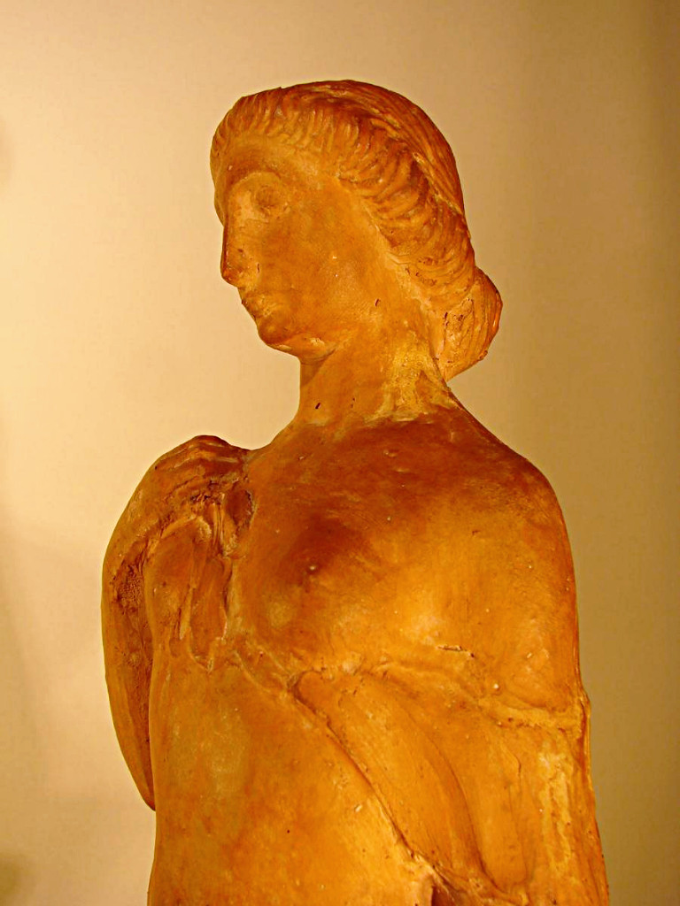 Terracotta Original Of Émile Derré-photo-2