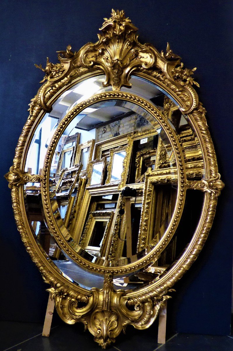 Grand Miroir à Vue Ovale 150x100cm