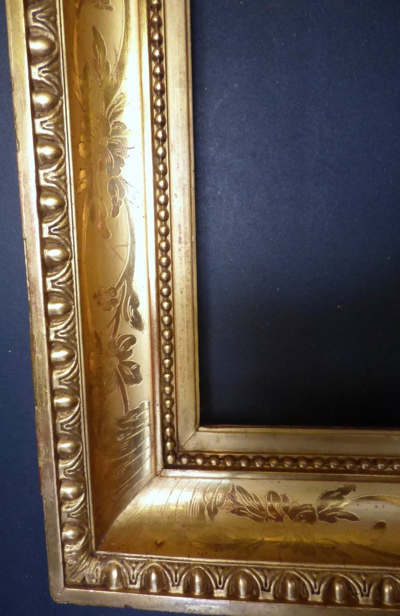 19th Century Wooden And Gilded Stucco Frame-photo-3