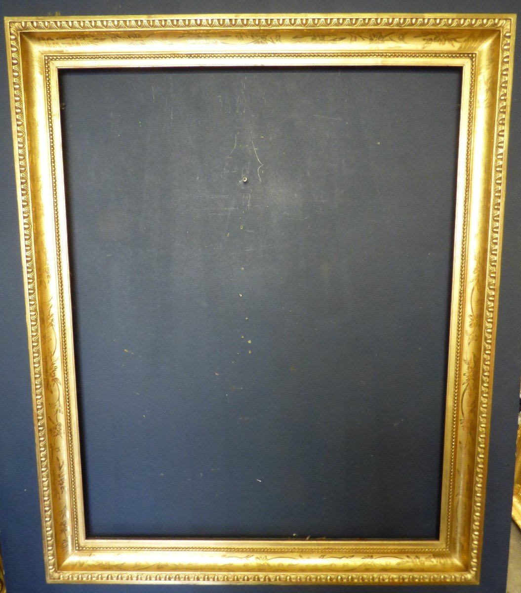 19th Century Wooden And Gilded Stucco Frame