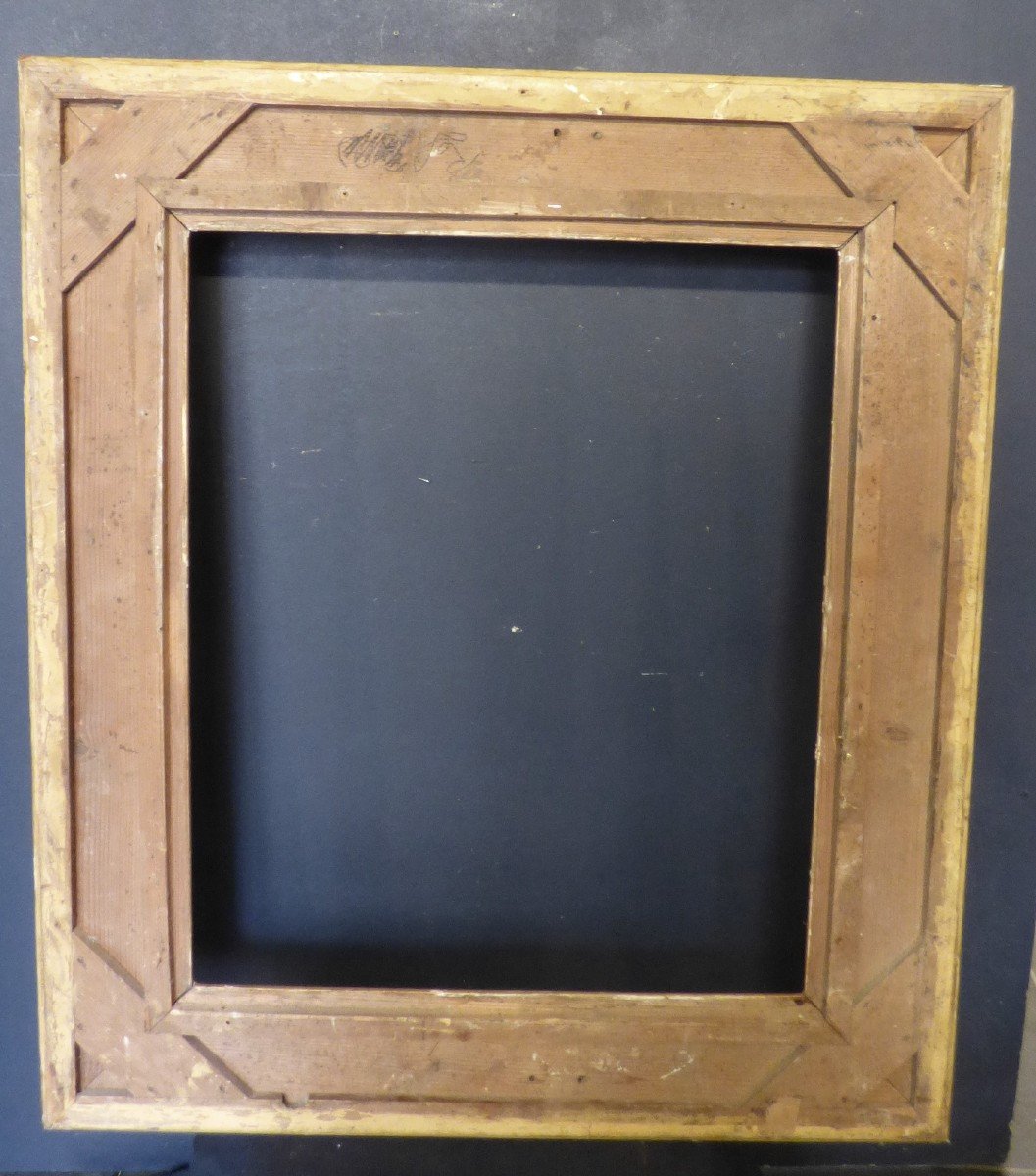 19th Century Wooden And Gilded Stucco Frame-photo-4