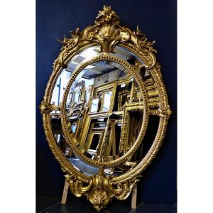 Large Oval View Mirror 150x100cm