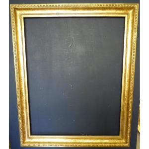 19th Century Wooden And Gilded Stucco Frame