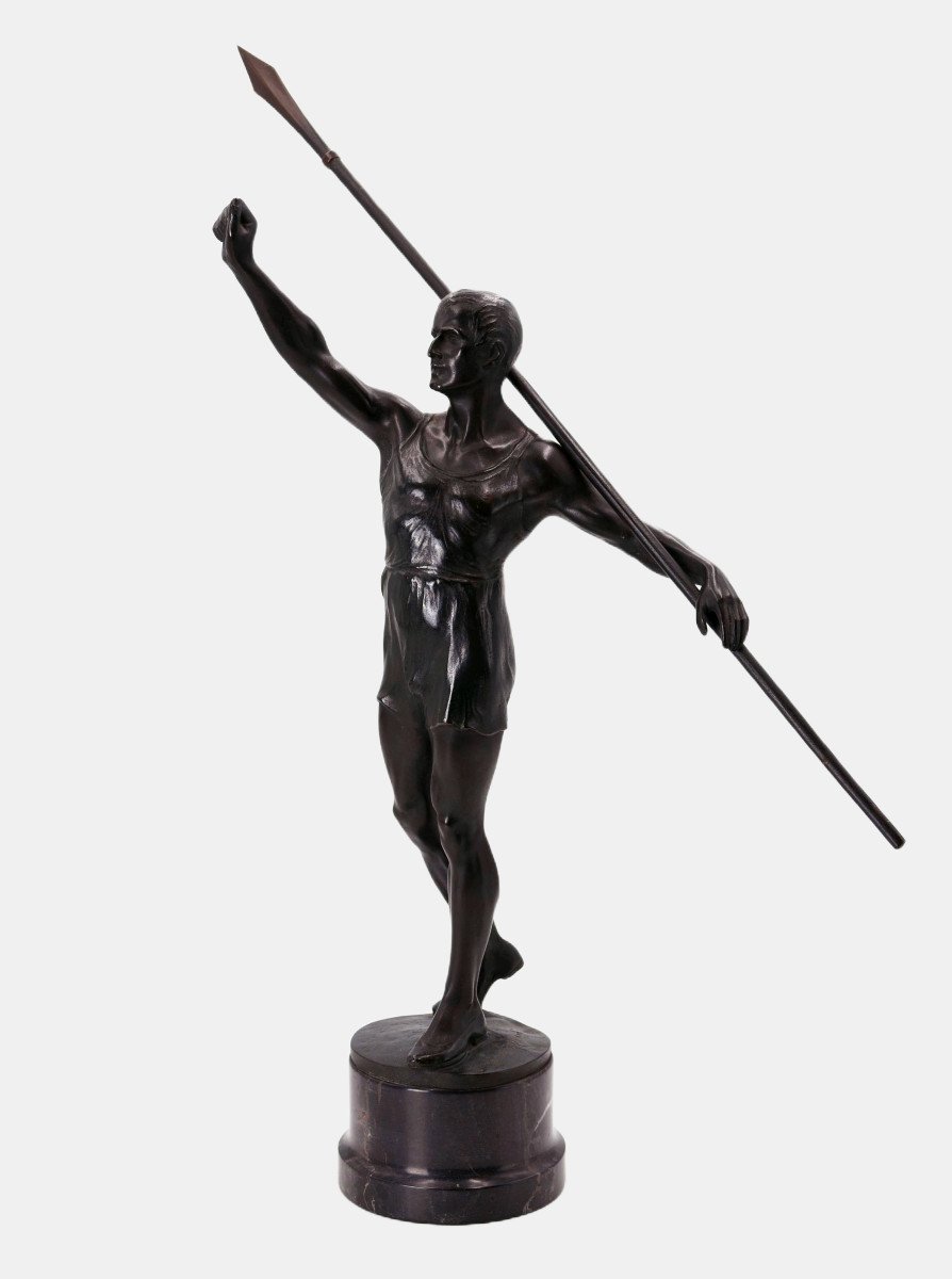 Franz Iffland (1862-1935), Javelin Thrower, After 1910 / - Roman Presence --photo-2