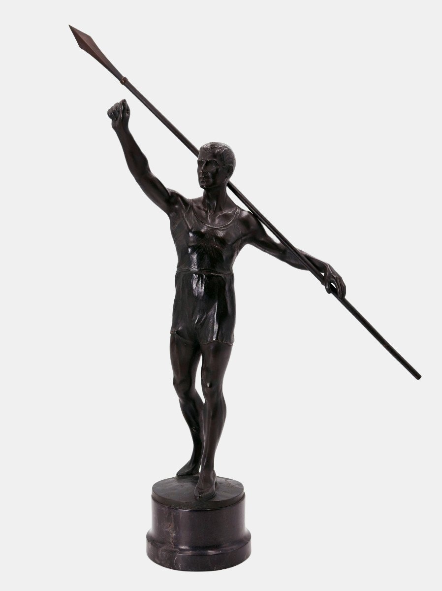 Franz Iffland (1862-1935), Javelin Thrower, After 1910 / - Roman Presence --photo-2