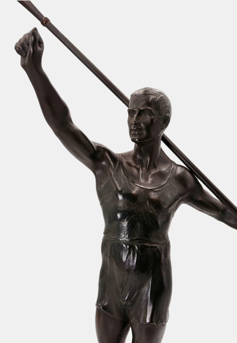 Franz Iffland (1862-1935), Javelin Thrower, After 1910 / - Roman Presence --photo-3