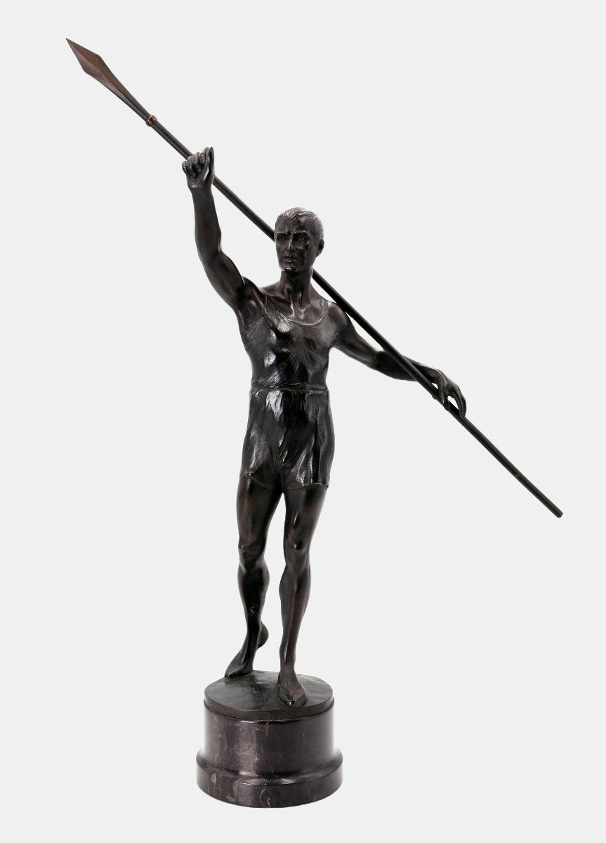 Franz Iffland (1862-1935), Javelin Thrower, After 1910 / - Roman Presence -