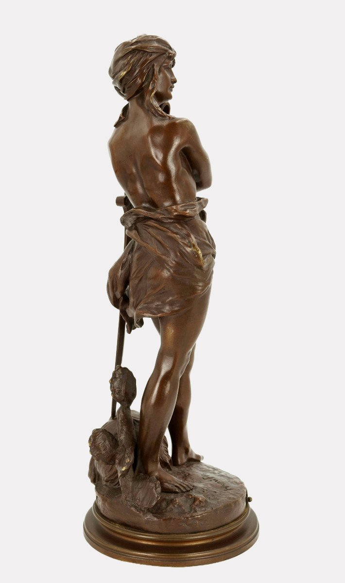 Henri Honoré Plé (1853-1922), The Victorious David / - The Melancholy Of The Radiant Hero --photo-4