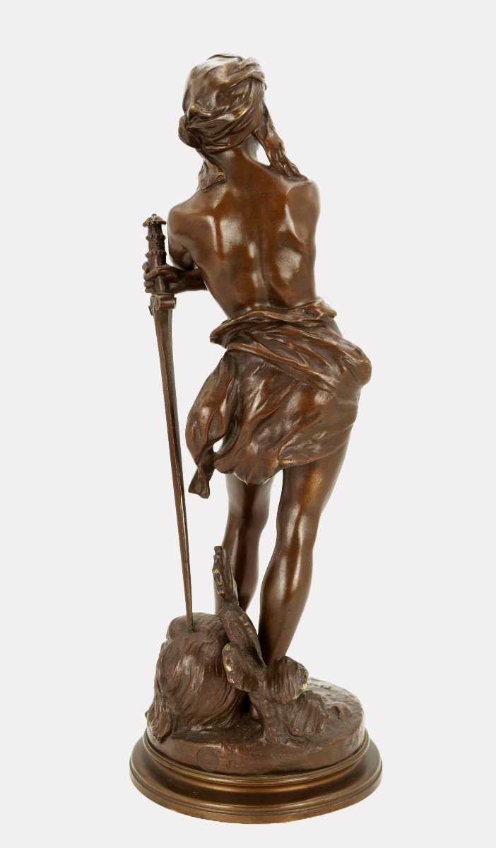 Henri Honoré Plé (1853-1922), The Victorious David / - The Melancholy Of The Radiant Hero --photo-1