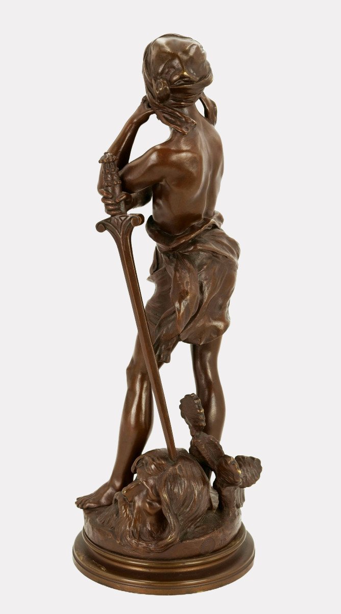 Henri Honoré Plé (1853-1922), The Victorious David / - The Melancholy Of The Radiant Hero --photo-2