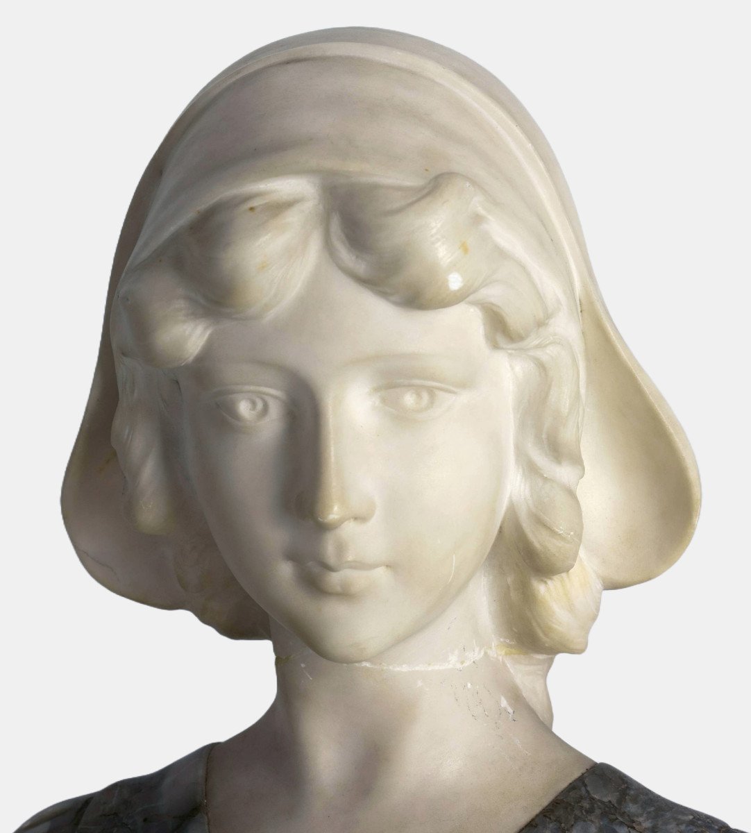 Anonymous, Bust Of A Young Woman, Circa 1900 / - Beauty Of Youth --photo-1