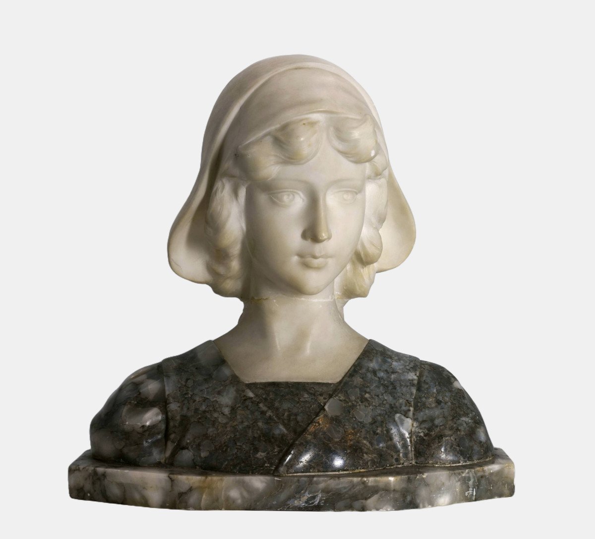 Anonymous, Bust Of A Young Woman, Circa 1900 / - Beauty Of Youth -