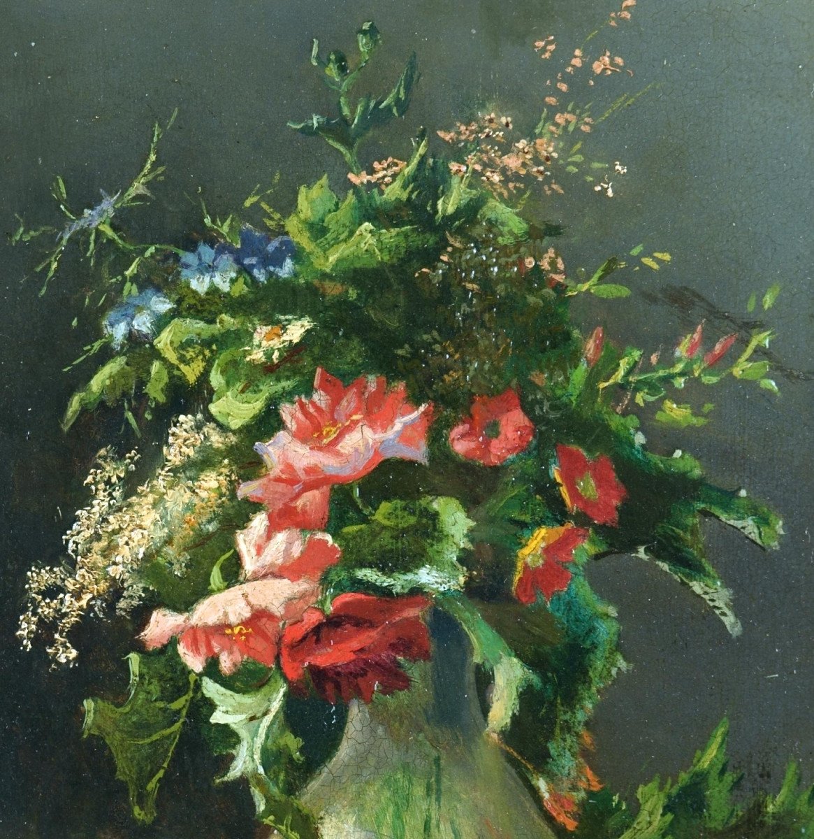 Jean-baptiste Robin (1821-1910), Still Life / - The Beauty Of Wild Flowers --photo-2