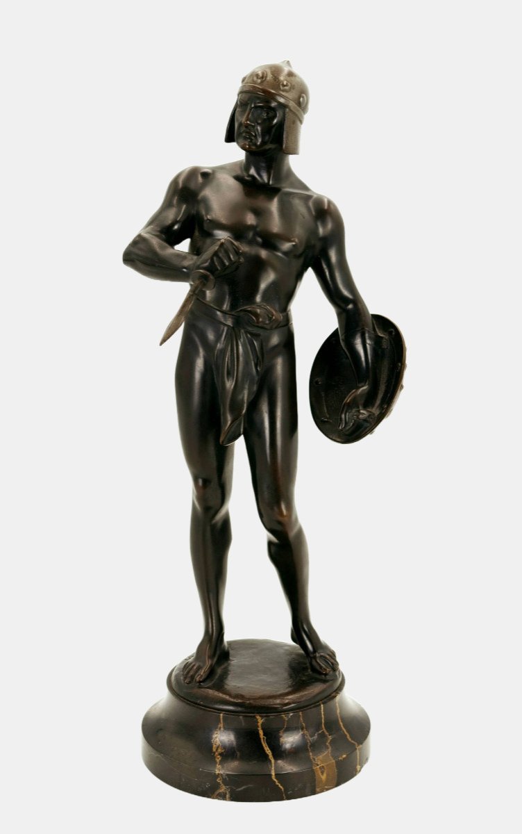 Bruno Zach (1891-1945), Gladiateur Prêt Au Combat, Vers 1930 / - Prêt à Tout -