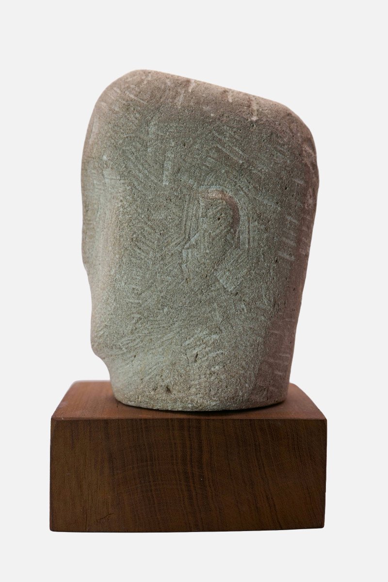 Paul Dierkes (1907-1968), Tête Archaïque, 1952 / - l'Originalité Façonnée --photo-2