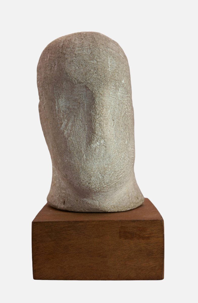 Paul Dierkes (1907-1968), Tête Archaïque, 1952 / - l'Originalité Façonnée --photo-5