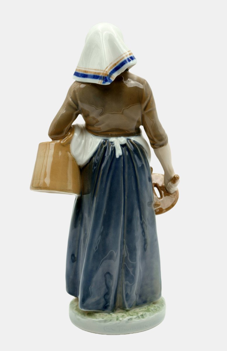 Royal Copenhagen Figurine de Christian Thomsen (1860-1921), Laitière-photo-3