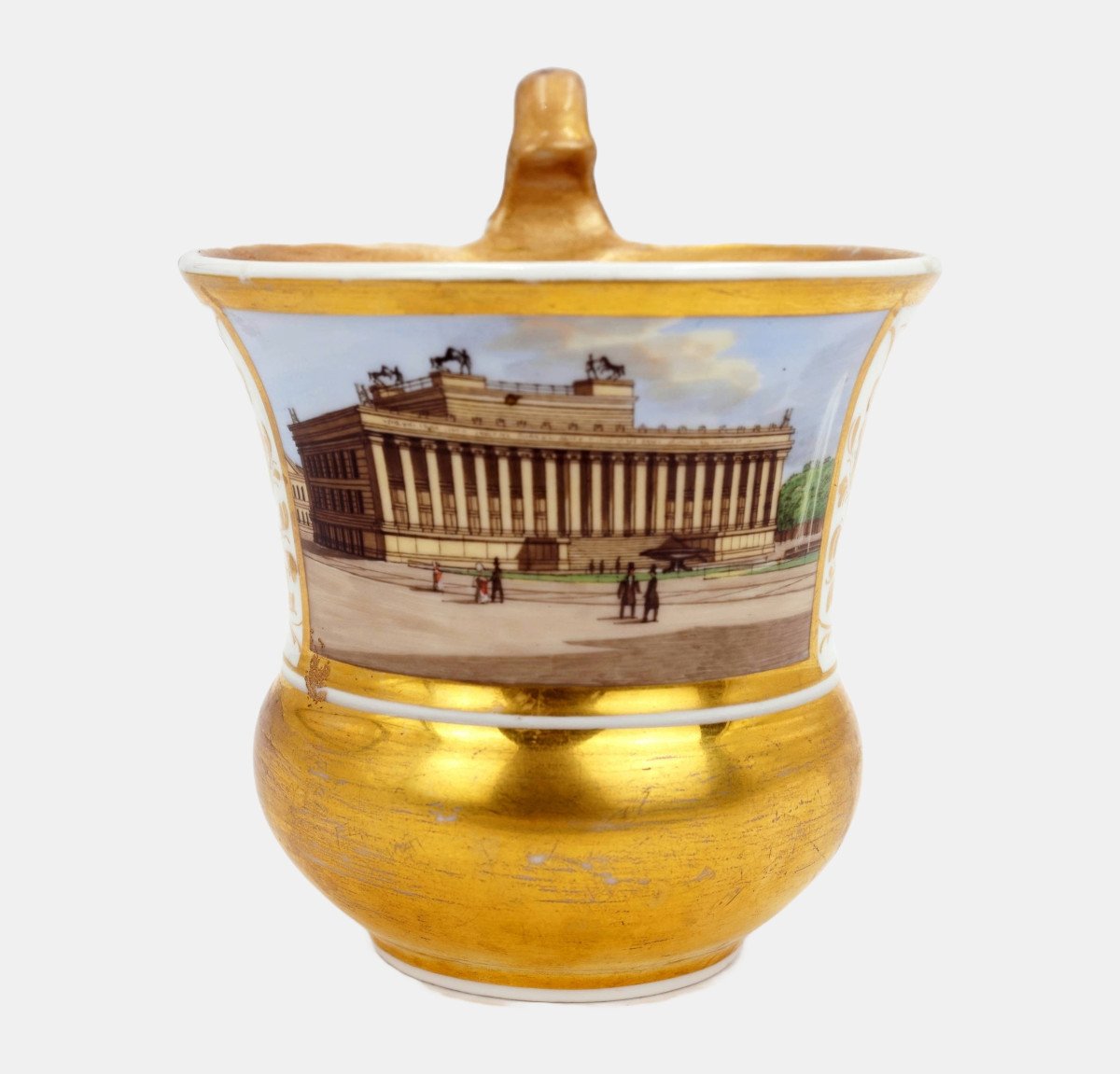 Manufacture Royale De Porcelaine (KPM), Tasse Avec Vue De Berlin De l'Altes Museum, vers 1830