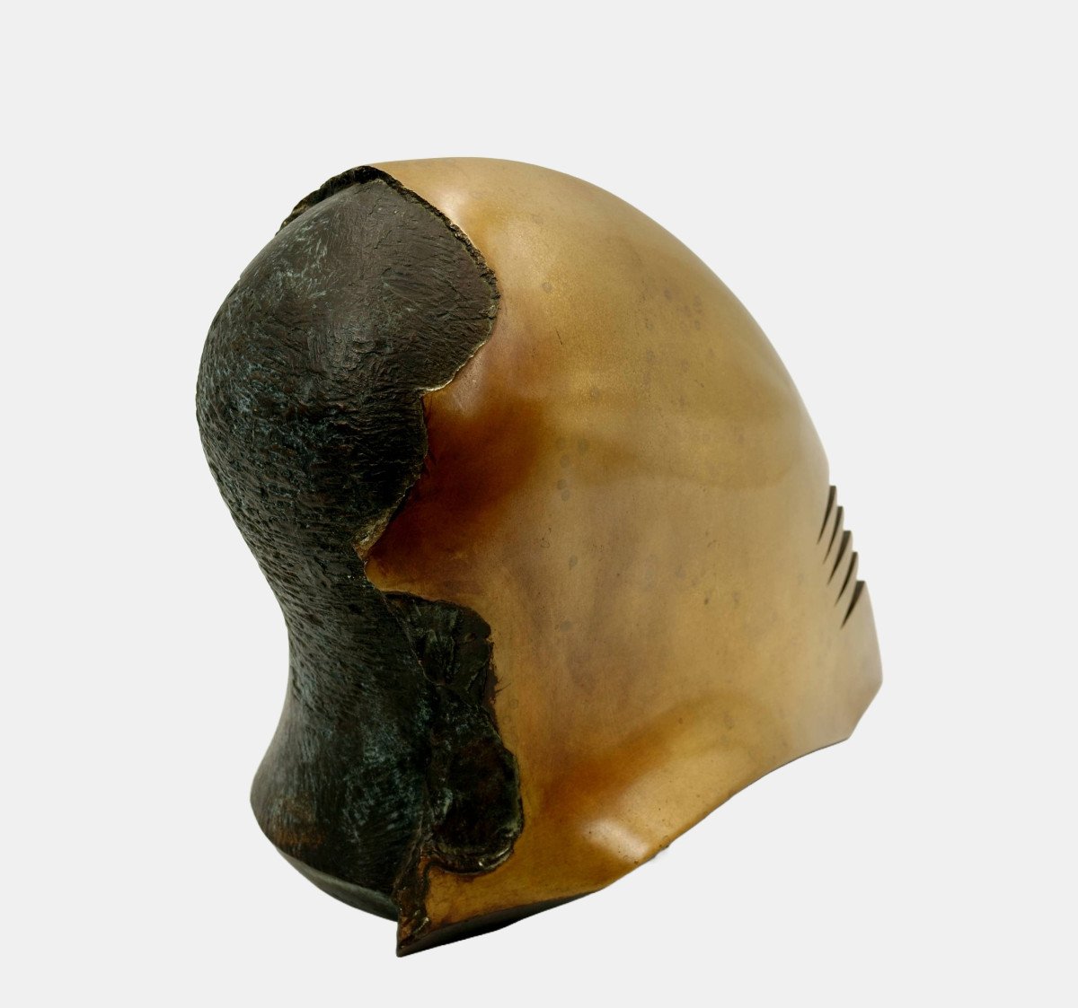 Karl-heinz Deutsch (*1940), Helmet Head, Circa 2003 / - Futuristic Archaism --photo-2