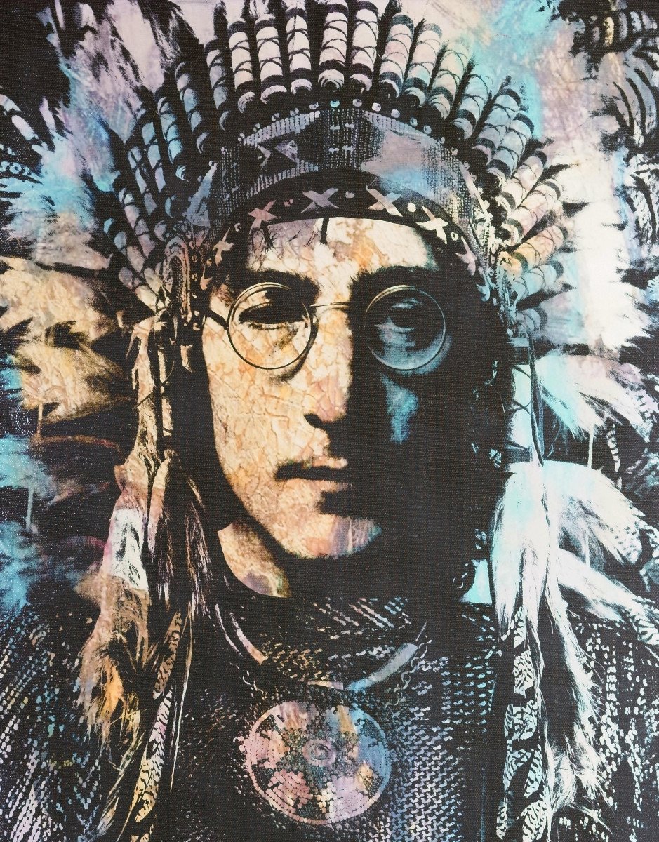 Fred Tiger (*1976), Chief John Winston Ono Lennon!, 2020-photo-2