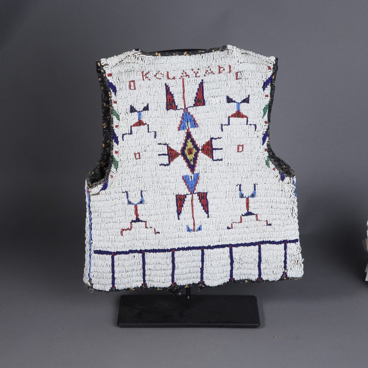 Native American Sioux Beaded Vest-photo-2