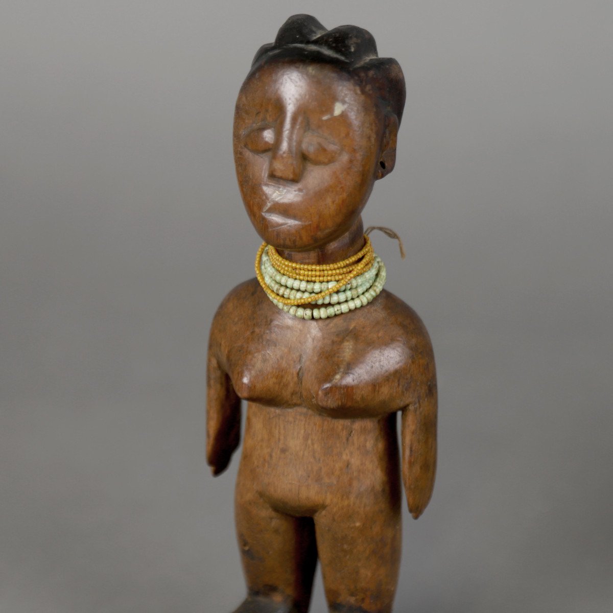 Paire De Statuettes Ewe Venavi - Togo-photo-3