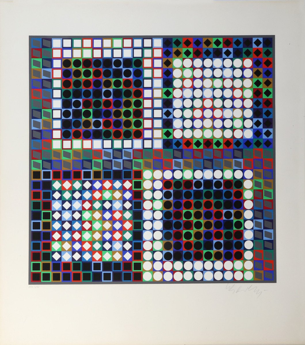 Victor Vasarely – Composition Cinétique-photo-2