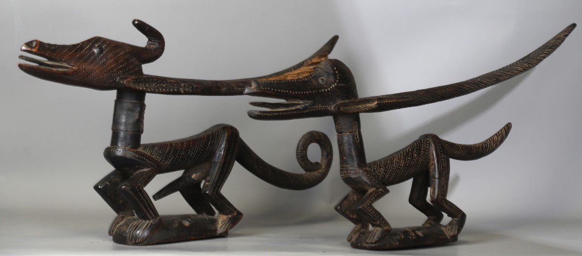 Ciwara Crest Couple - Bambara, Mali