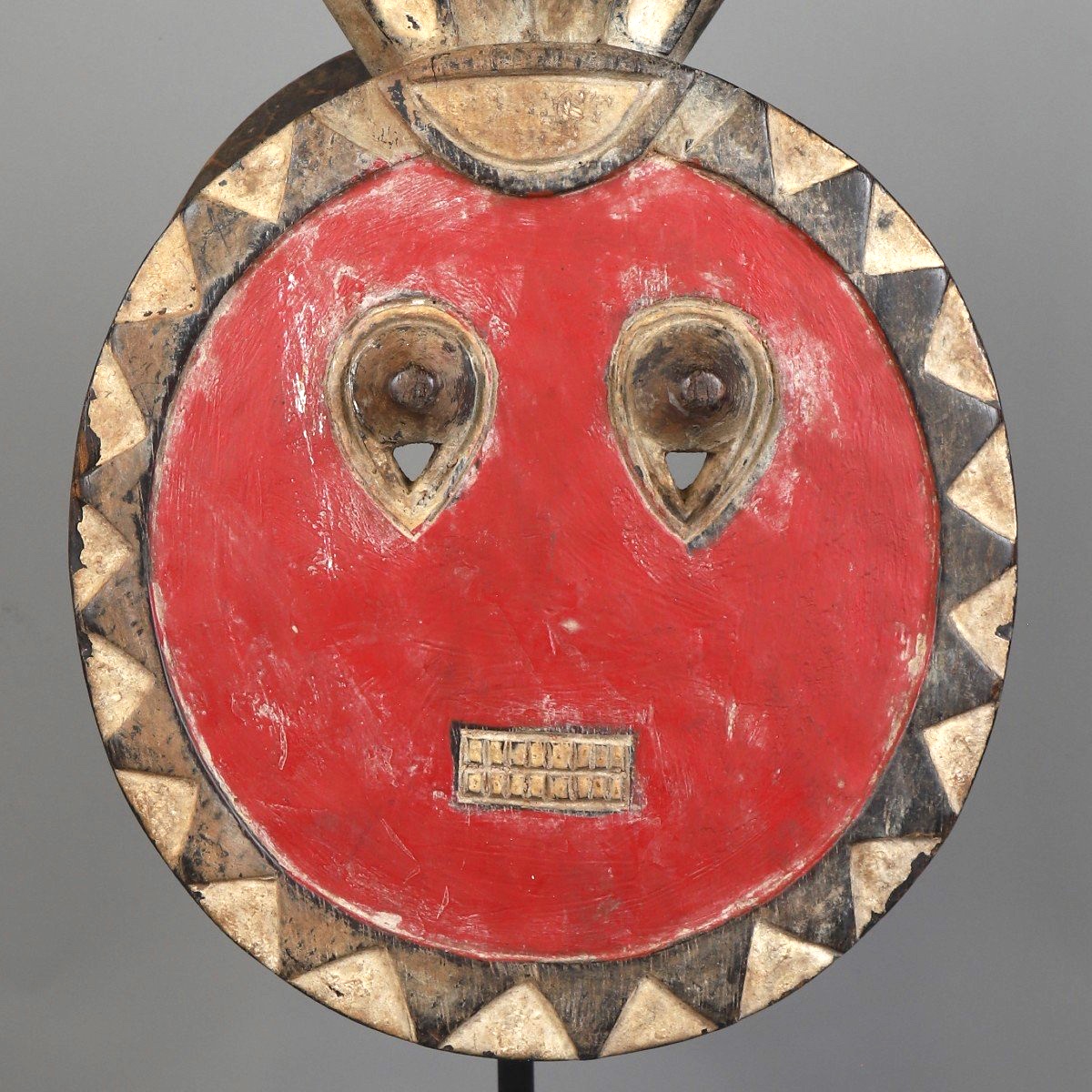 Baoulé Kplé Kplé  Moon Mask - Ivory Coast-photo-2