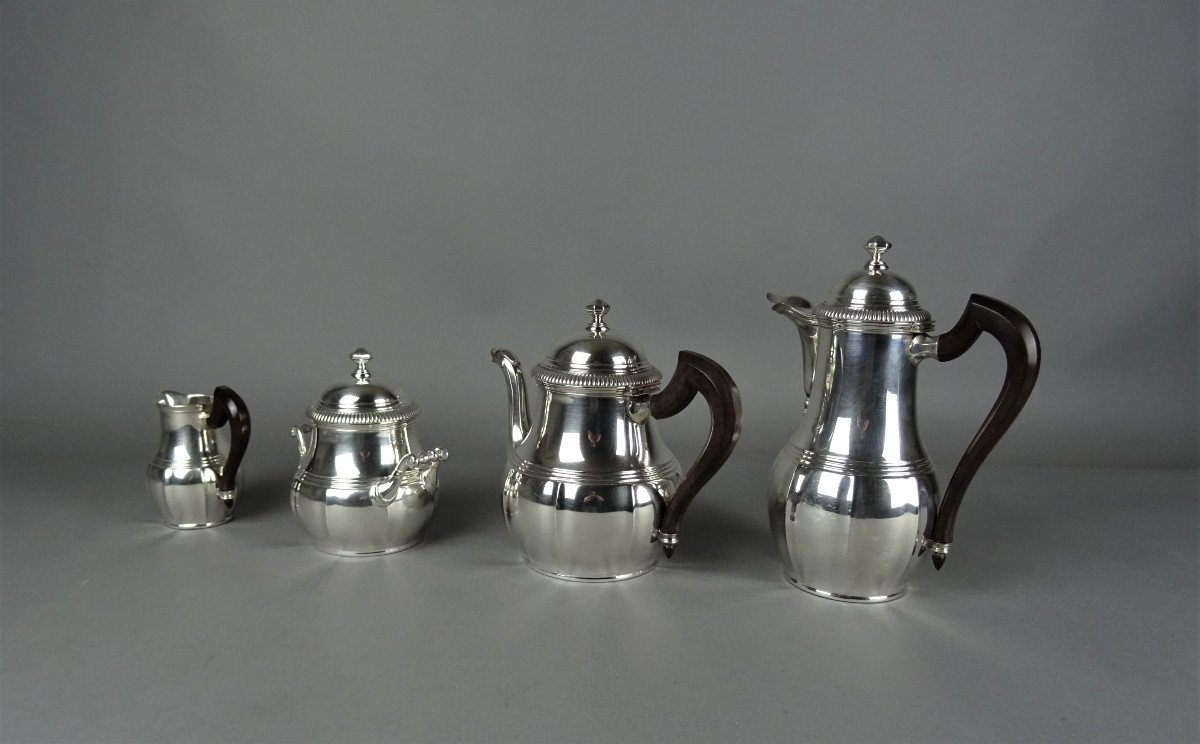 Silver Tea And Coffee Service - Auger In Paris.-photo-1