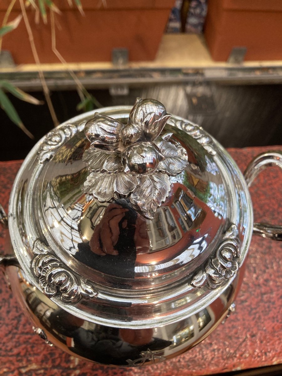 Minerva Solid Silver Sugar Bowl 1st Title-photo-2