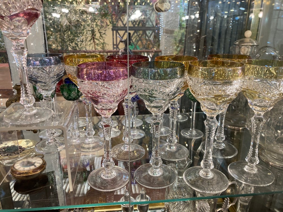 Colored Wine Glasses 