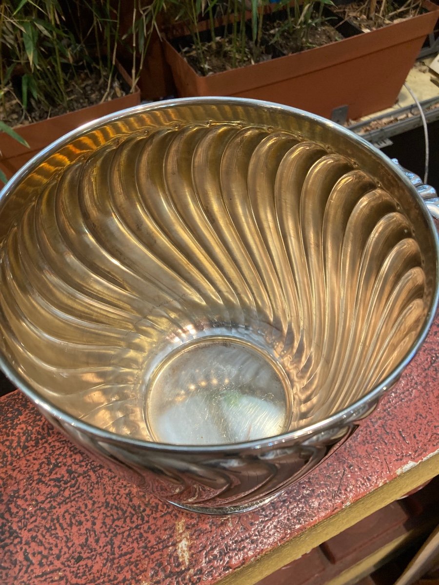 Solid Silver Champagne Bucket -photo-2