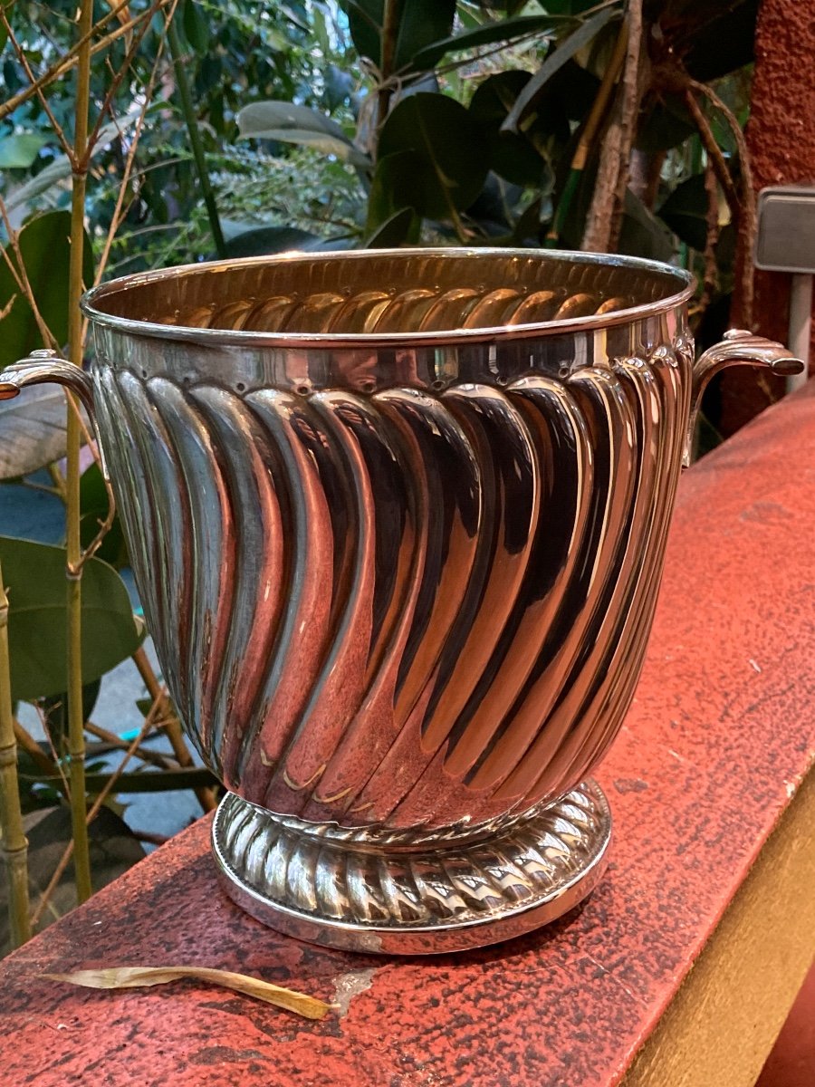 Solid Silver Champagne Bucket -photo-5