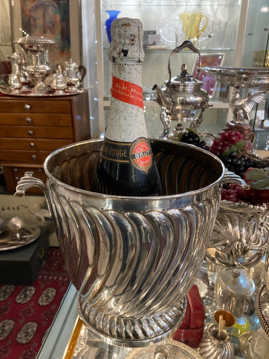 Solid Silver Champagne Bucket -photo-6