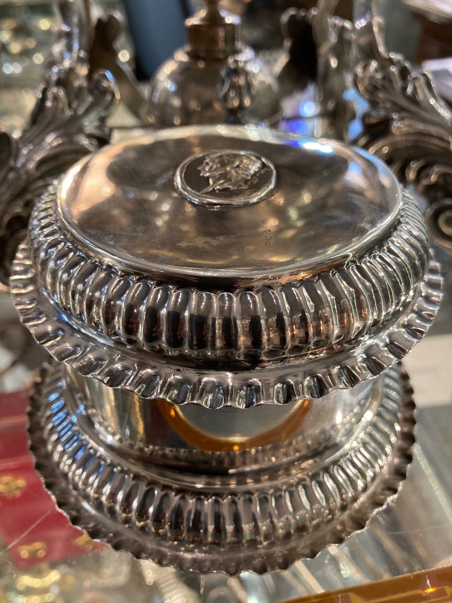 Victorian English Sterling Silver Lidded Box 