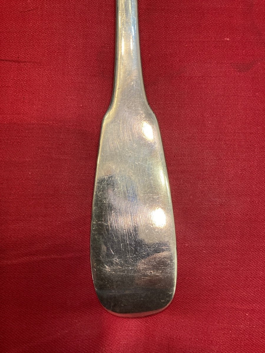 18 E Solid Silver Uniplat Ladle -photo-1